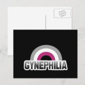 Gynephilia Pride Postkarte (Vorne/Hinten)