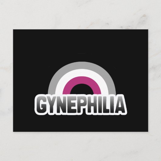 Gynephilia Pride Postkarte (Vorderseite)