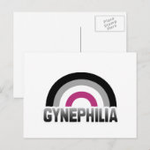 Gynephilia Pride Postkarte (Vorne/Hinten)