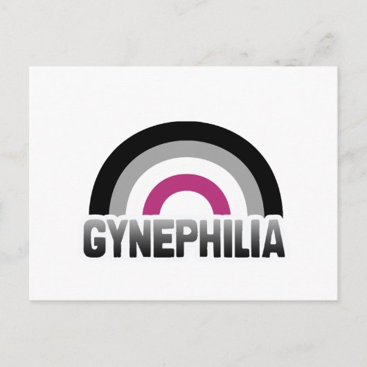 Gynephilia Pride Postkarte (Vorderseite)