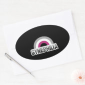 Gynephilia Stolz Ovaler Aufkleber (Umschlag)