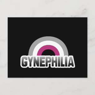 Gynephilie Stolz Postkarte