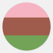 Gynesexual Pride Flag Runder Aufkleber (Vorderseite)