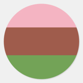 Gynesexual Pride Flag  Runder Aufkleber
