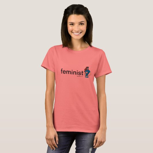 Gyno-Star "feministisches" T-Shirt (Vorne ganz)
