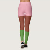 Gynosexual Pride Flag Leggings (Rückseite)