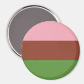 Gynosexual Pride Flag Magnet (Vorderseite/Rückseite)