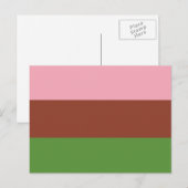 Gynosexual Pride Flag Postkarte (Vorne/Hinten)