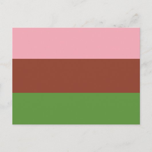 Gynosexual Pride Flag Postkarte (Vorderseite)