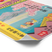 Gyoda Japan Vintage Travel Poster (Ecke)