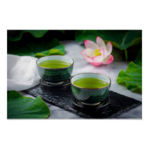 Gyokuro - Grüner Tee - ZEN BUDDHISMUS Poster