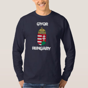 Gyor, Ungarn mit Wappen T-Shirt