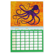 Gyotaku Octopus - großer Kalender (Mär 2027)