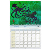 Gyotaku Octopus - großer Kalender (Jan 2027)