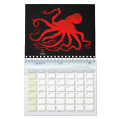 Gyotaku Octopus - Kleiner Kalender (Feb 2027)
