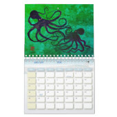 Gyotaku Octopus - Kleiner Kalender (Jan 2026)