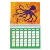 Gyotaku Octopus - Kleiner Kalender (Mär 2026)