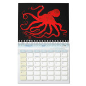 Gyotaku Octopus - Kleiner Kalender (Feb 2027)
