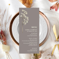 Gypsophila Amethyst Gipskraut Wedding Menu