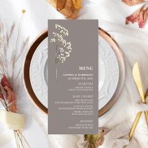 Gypsophila Amethyst Gipskraut Wedding Menu