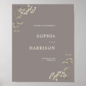 Gypsophila Amethyst Gipskraut Wedding Poster (Vorne)