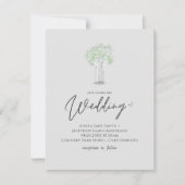 Gypsophila Babys Breath Einfache Elegante Hochzeit (Vorderseite)