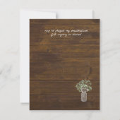 Gypsophila Babys Breath Einfache Elegante Hochzeit (Rückseite)