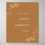 Gypsophila Goldenrod Gipskraut Wedding Poster (Vorne)