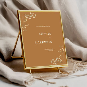 Gypsophila Goldenrod Gipskraut Wedding Poster