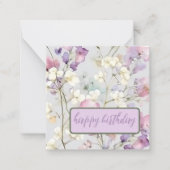 Gypsophila Mitteilungskarte (Vorderseite)