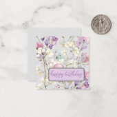 Gypsophila Mitteilungskarte (Vorderseite/Rückseite Beispiel)