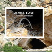 Gypsum-Blume, Jewel Cave National Monument, SD Postkarte