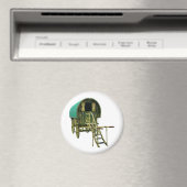 Gypsy bowtop caravan magnet (In Situ (Geschirrspüler))