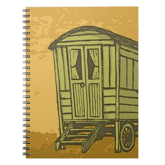 Gypsy caravan wagon notizblock (Vorderseite)
