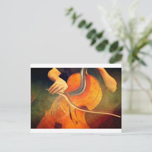 Gypsy Jazz Variation Postkarte (Stehend Vorderseite)