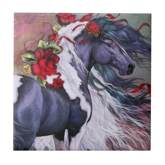 Gypsy Rose Art Tile Fliese (Vorderseite)