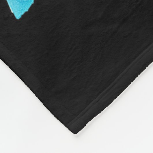 Gypsy Santa Claus Hipe Tie Dye Groovy Christmas Fleecedecke (Ecke)