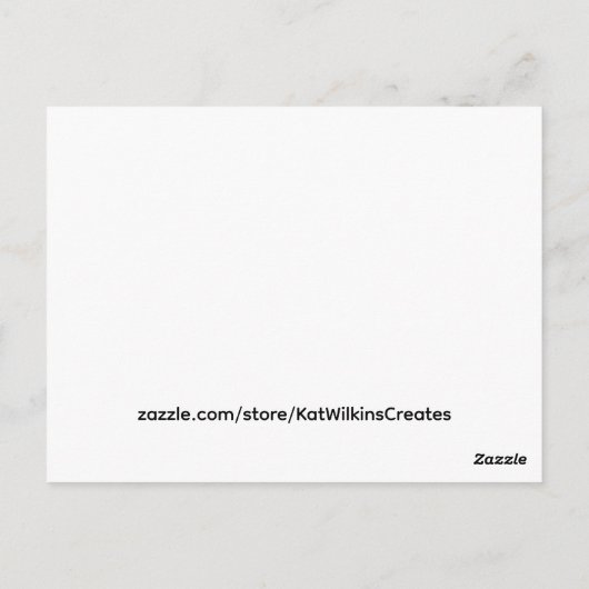 gypsy wagon postkarte (Rückseite)