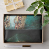 Gypsy woman victorian elegant boho bellydancer seidenpapier (Geschenk)