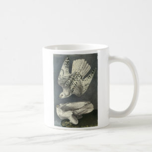 Gyrfalcon durch Audubon Kaffeetasse