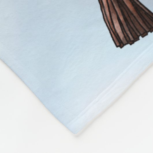 Gyrfalcon on Glove Fleecedecke (Ecke)