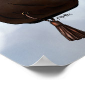 Gyrfalcon on Glove Poster (Ecke)