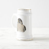 Gyrfalcon Saker Hybrid Falcon Bierglas (Vorderseite Links)