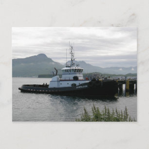 Gyrfalcon Tugboat in Dutch Harbour, AK Postkarte