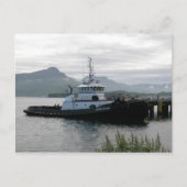 Gyrfalcon Tugboat in Dutch Harbour, AK Postkarte (Vorderseite)
