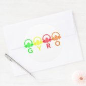 GYRO Sticker (Umschlag)