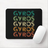 Gyros Griechenland Griechenland Foot Malaka Mousepad (Mit Mouse)