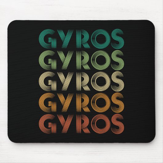 Gyros Griechenland Griechenland Foot Malaka Mousepad (Vorne)