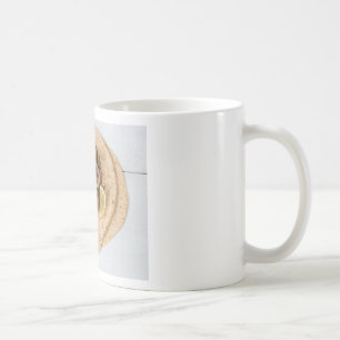 Gyros pita mit Tzatziki coleslaw olives und feta Kaffeetasse