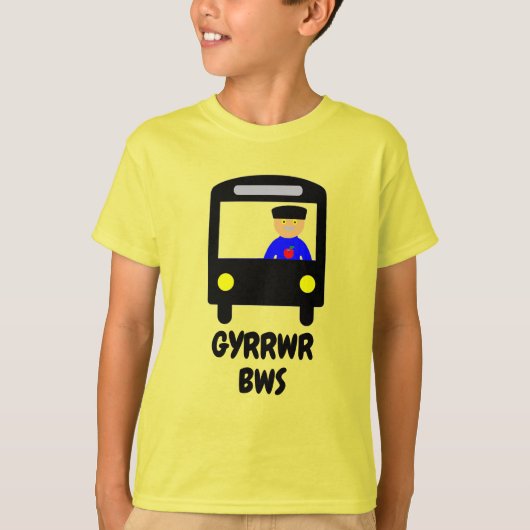 Gyrrwus | Busfahrer in Walisisch T-Shirt (Vorderseite)